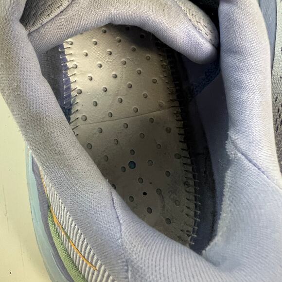 Hoka One One Clifton 8 Baby Lavendar‎ Green 1119394  Powersteps Insoles 10.5 - Picture 9 of 14